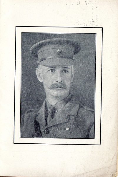 Page 1 of In Memoriam booklet produced on the death of  Lieutenant  Colonel Chester Master. (Gloucestershire Police Archives URN 2325) 