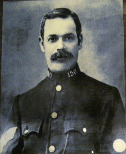 Police Sergeant Robert Smith  at Tetbury 1903. (Gloucestershire Police Archives URN 2305) | Photograph from Bob Cummings