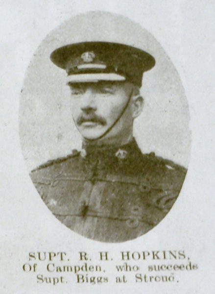 Superintendent Robert Henry Hopkins. (Gloucestershire Police Archives URN 8599)